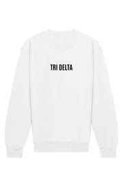 Delta Delta Delta Warped Crewneck Sweatshirt