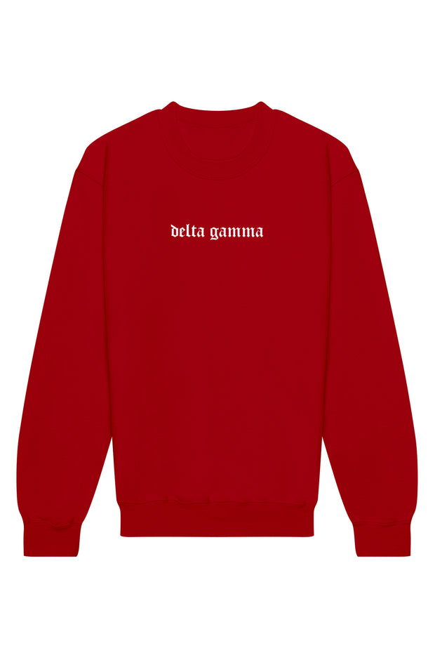 Delta Gamma Classic Gothic II Crewneck Sweatshirt