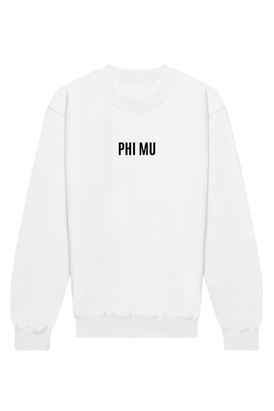 Phi Mu Warped Crewneck Sweatshirt
