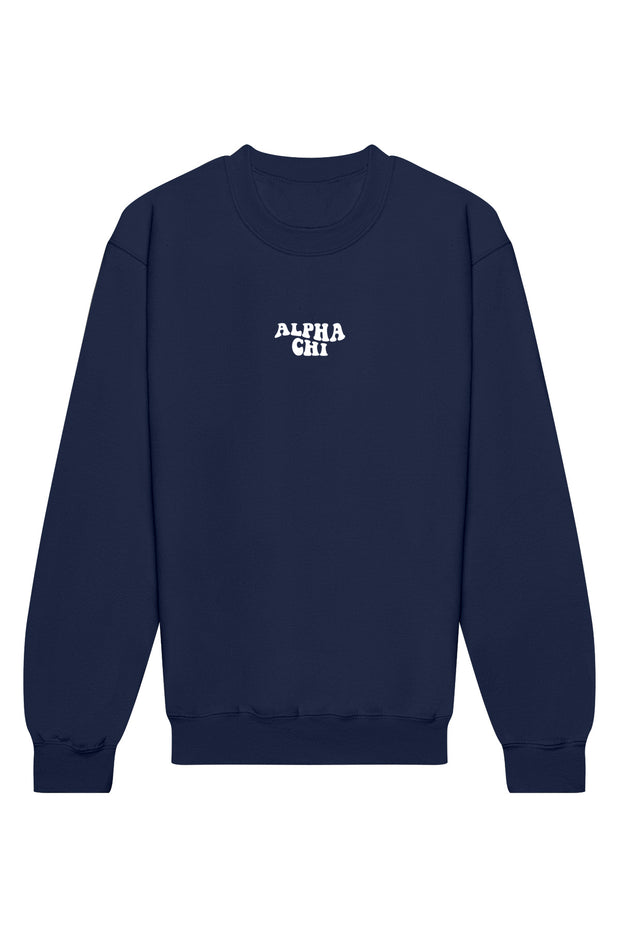 Alpha Chi Omega Illusion Crewneck Sweatshirt