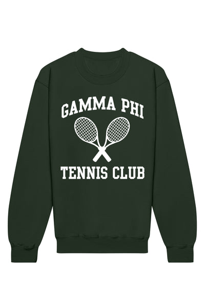 Gamma Phi Beta Tennis Club Crewneck Sweatshirt