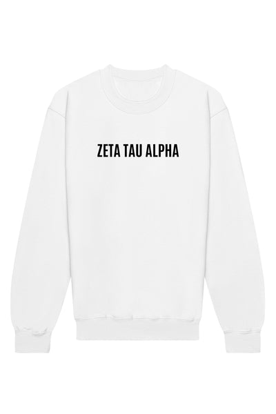 Zeta Tau Alpha Warped Crewneck Sweatshirt