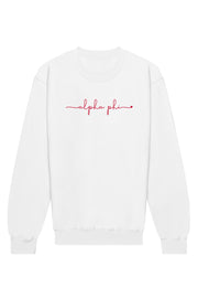 Alpha Phi New Signature Crewneck Sweatshirt