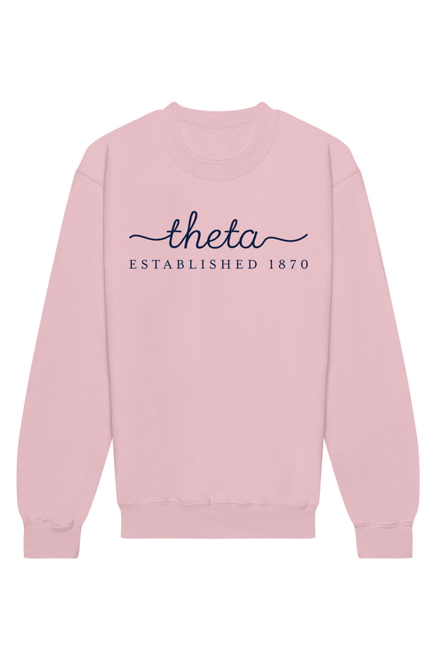 Kappa Alpha Theta Signature Crewneck Sweatshirt