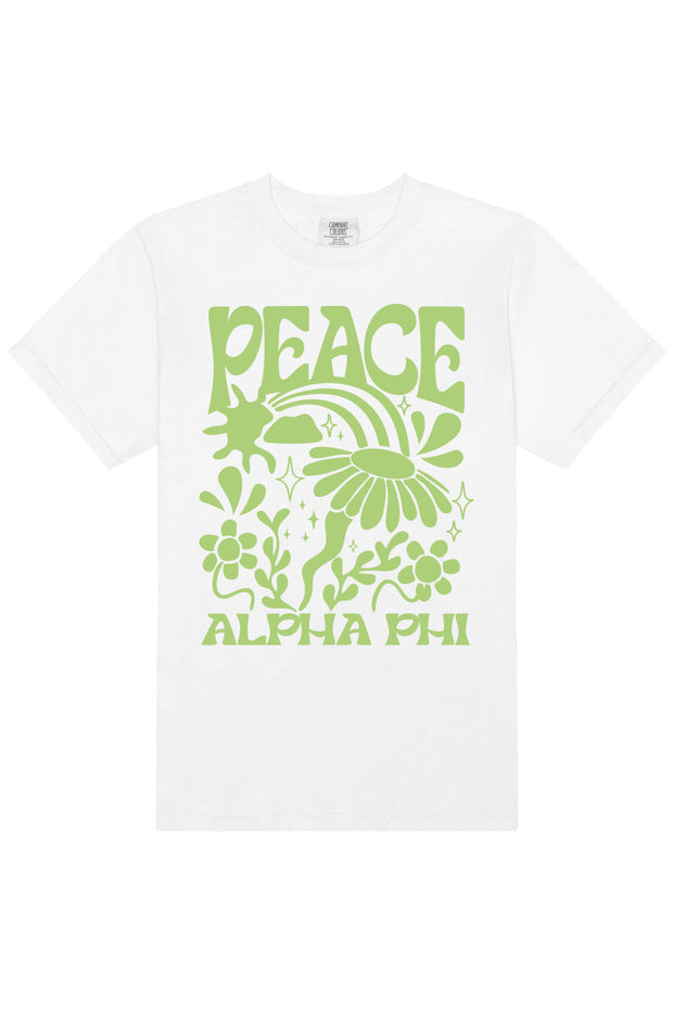 Alpha Phi Peace Tee
