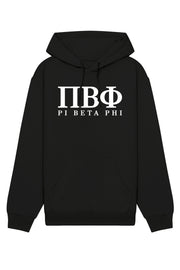 Pi Beta Phi Letters Hoodie