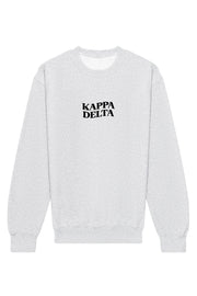 Kappa Delta Happy Place Crewneck Sweatshirt