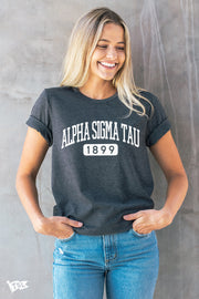 Alpha Sigma Tau Track Tee