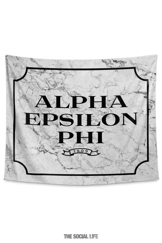 Alpha Epsilon Phi Milano Marble Tapestry