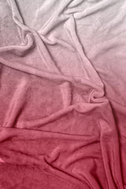 Alpha Omicron Pi Ombre Velvet Plush Blanket