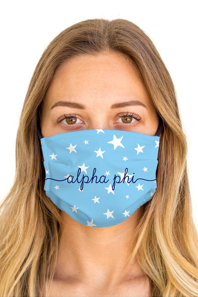 Alpha Phi Dreamy Mask (Anti-Microbial)