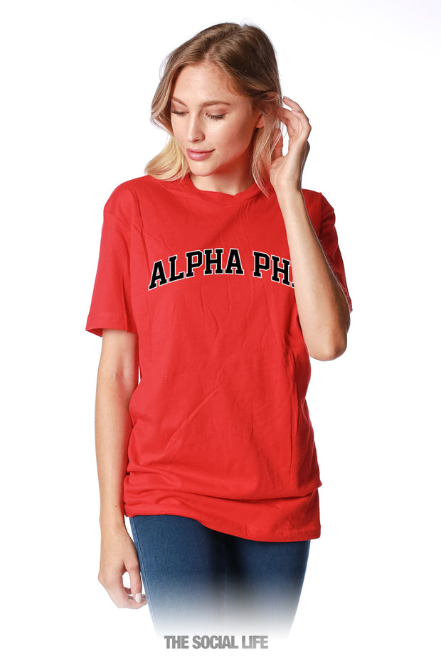 Alpha Phi Varsity Tee