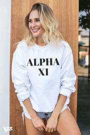 Alpha Xi Delta Vogue Crewneck