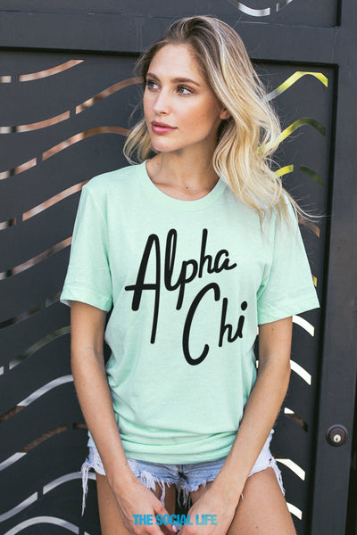 Alpha Chi Omega Beverly Tee