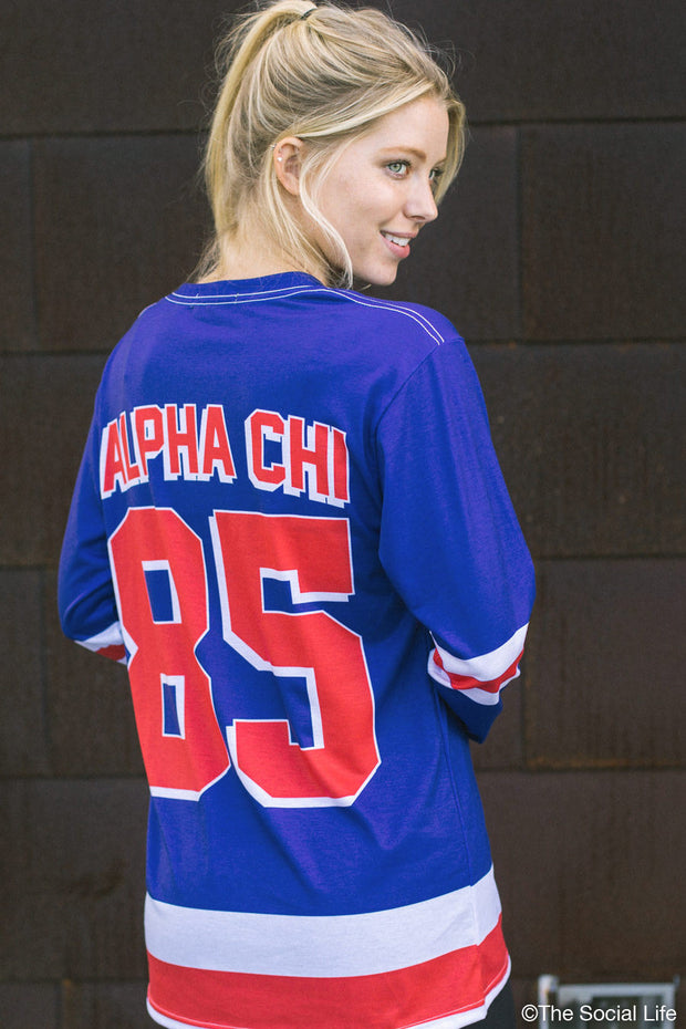 Alpha Chi Omega Hockey Long Sleeve