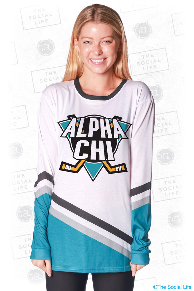 Alpha Chi Omega Mighty Hockey Long Sleeve