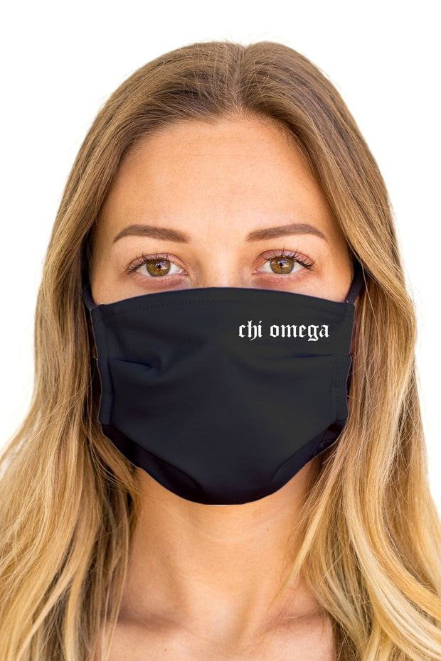 Chi Omega OG Mask (Anti-Microbial)