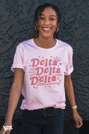 Delta Delta Delta Lovely Tee