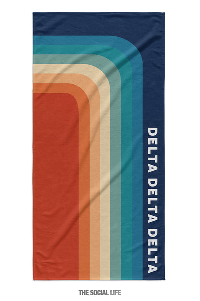Delta Delta Delta Far Out Towel