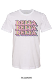 Delta Delta Delta Retro Tee
