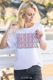 Delta Delta Delta Retro Tee