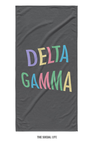 Delta Gamma Turnt Towel