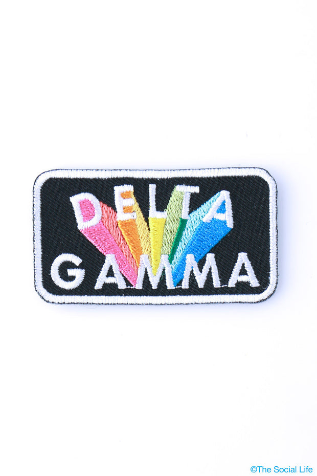 Delta Gamma Colorblast Peel-n-Stick Badge