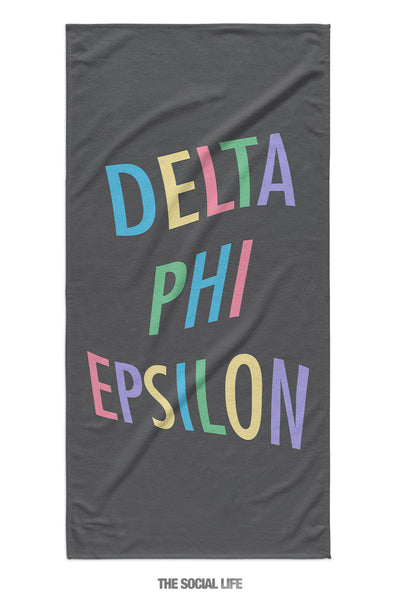 Delta Phi Epsilon Turnt Towel