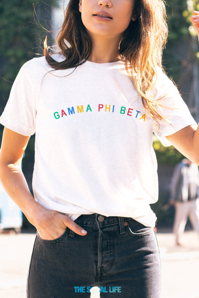 Gamma Phi Beta ABC Tee