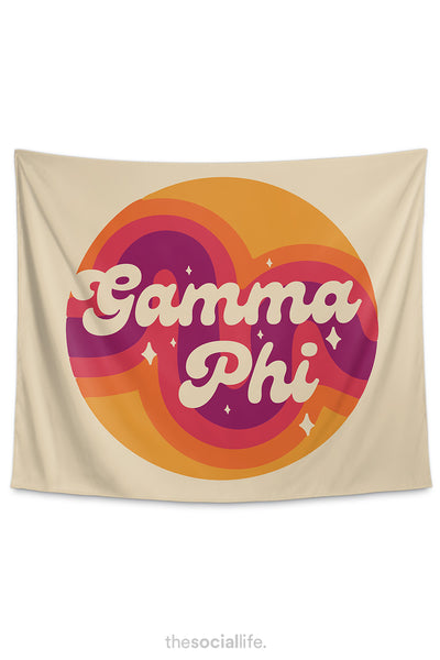 Gamma Phi Beta Radiate Tapestry