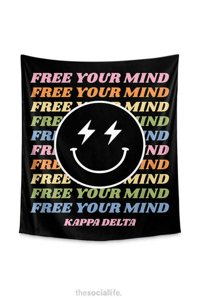 Kappa Delta Free Your Mind Tapestry