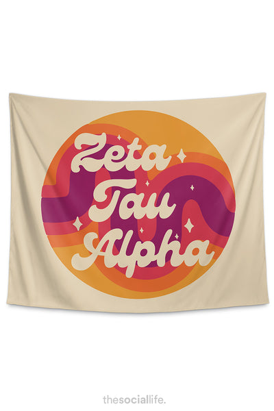 Zeta Tau Alpha Radiate Tapestry