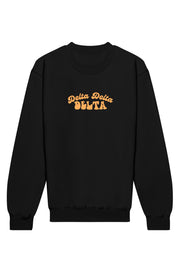 Delta Delta Delta Vintage Hippie Crewneck Sweatshirt