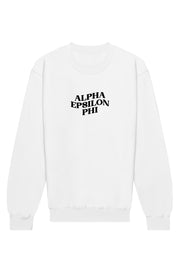 Alpha Epsilon Phi Happy Place Crewneck Sweatshirt