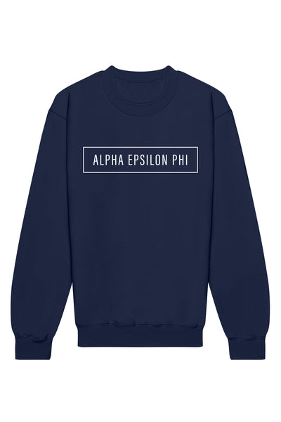 Alpha Epsilon Phi Blocked Crewneck Sweatshirt