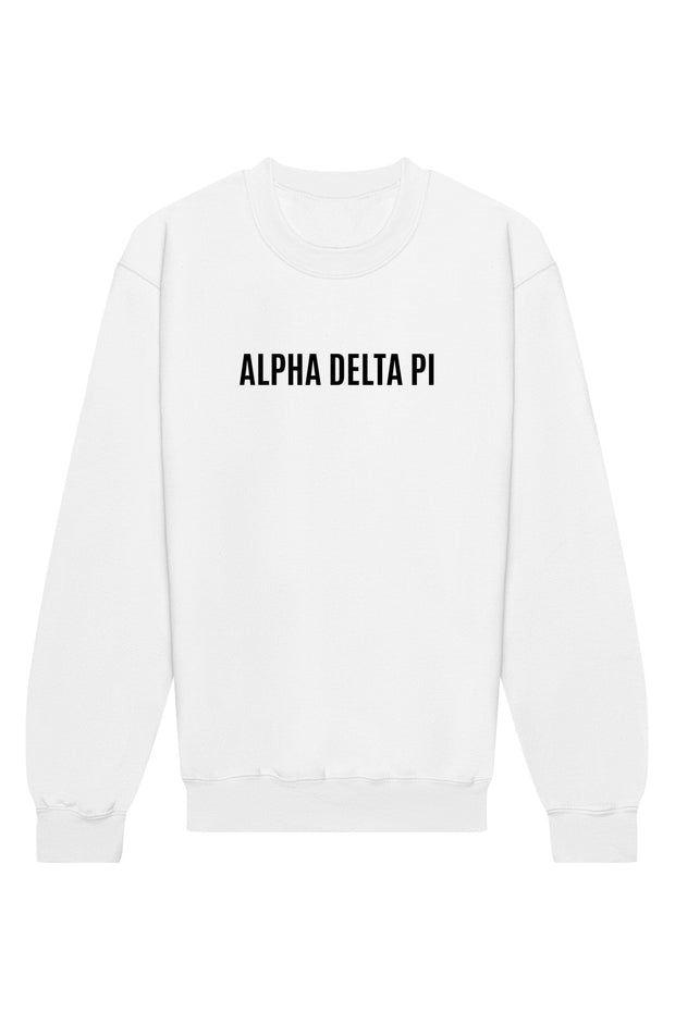 Alpha Delta Pi Warped Crewneck Sweatshirt