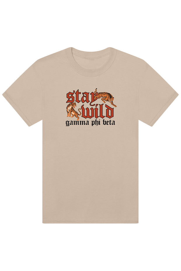 Gamma Phi Beta Stay Wild Tee
