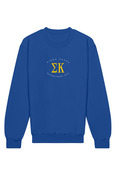 Sigma Kappa Emblem Crewneck Sweatshirt