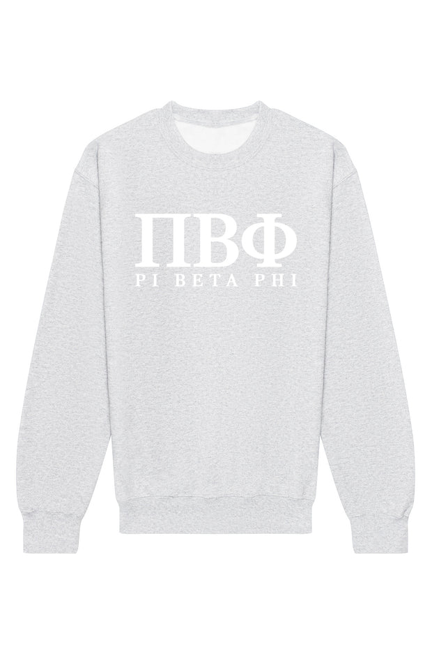 Pi Beta Phi Letters Crewneck Sweatshirt