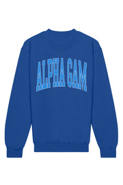 Alpha Gamma Delta Rowing Crewneck Sweatshirt