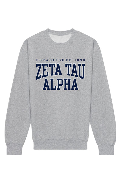 Zeta Tau Alpha Collegiate Crewneck Sweatshirt