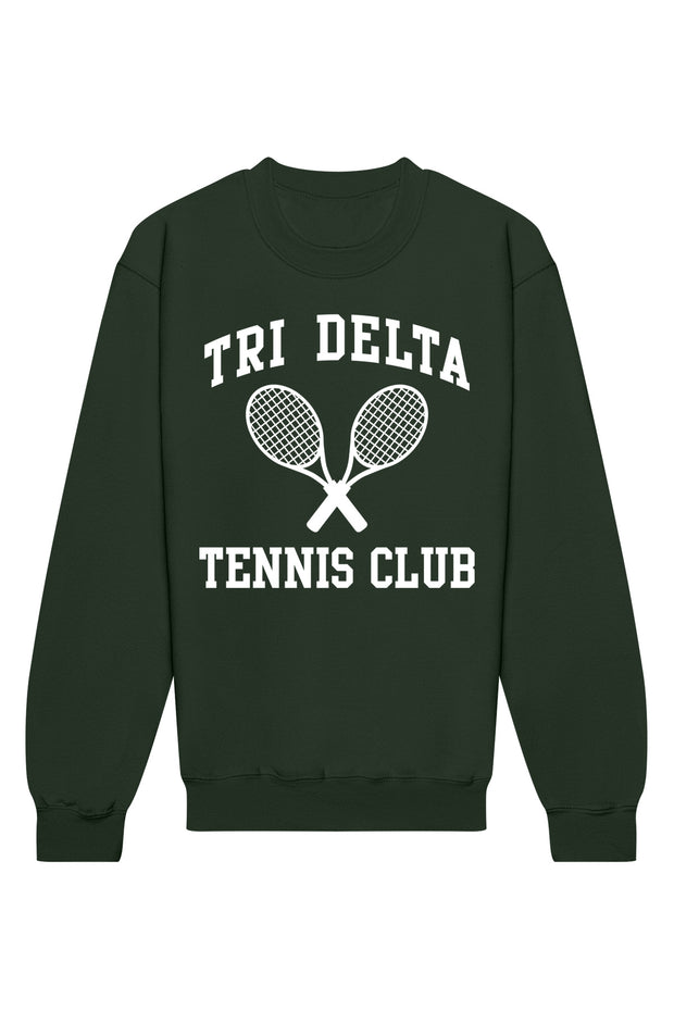 Delta Delta Delta Tennis Club Crewneck Sweatshirt