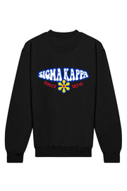 Sigma Kappa Funky Crewneck Sweatshirt