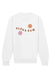 Alpha Gamma Delta In Love With Crewneck Sweatshirt