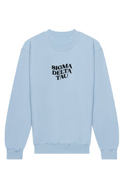 Sigma Delta Tau Happy Place Crewneck Sweatshirt