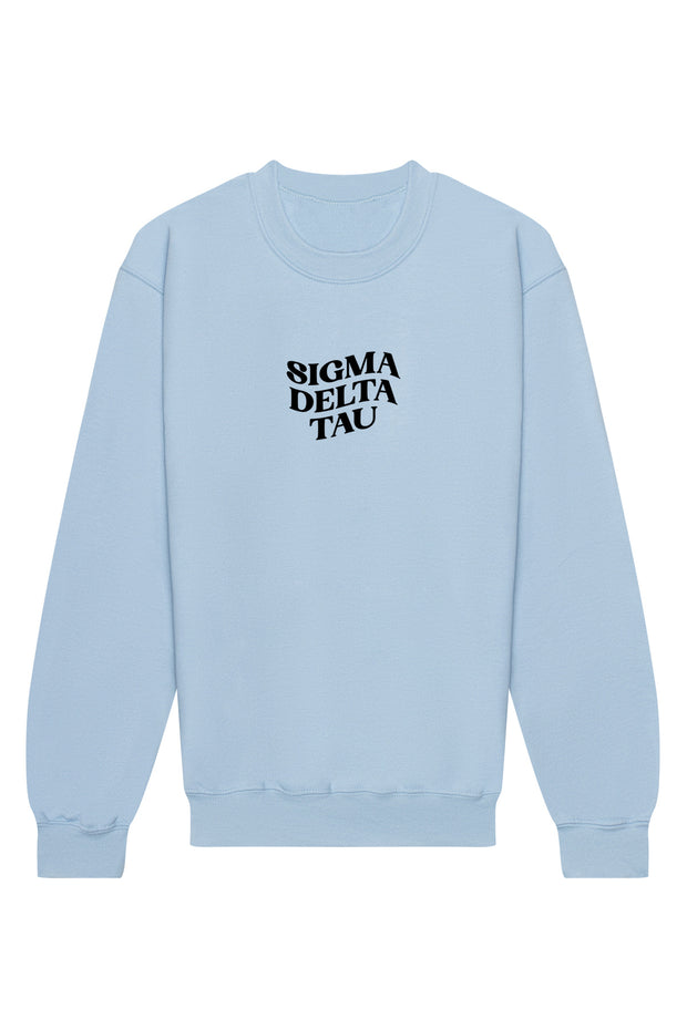 Sigma Delta Tau Happy Place Crewneck Sweatshirt