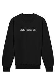 Alpha Epsilon Phi Classic Gothic II Crewneck Sweatshirt