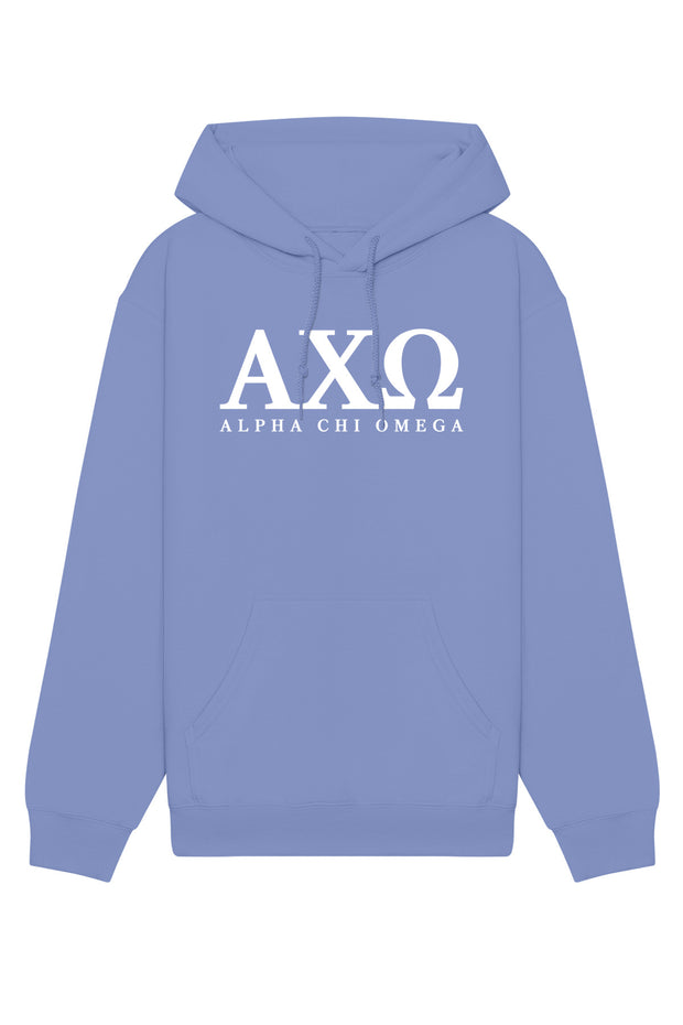 Alpha Chi Omega Letters Hoodie