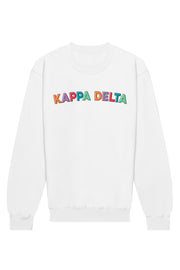 Kappa Delta Stencil Crewneck Sweatshirt