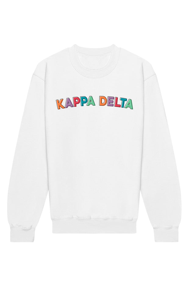 Kappa Delta Stencil Crewneck Sweatshirt
